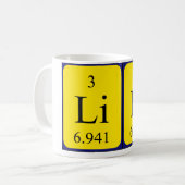 Lili Periodenname Tasse (Vorderseite Links)