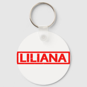 Liliana Briefmarke Schlüsselanhänger
