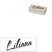 Liliana name cursive dekorative Skript-Schriftart Gummistempel (Stempel)