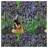 Lilians Lilacs Stoff (Nahaufnahme)