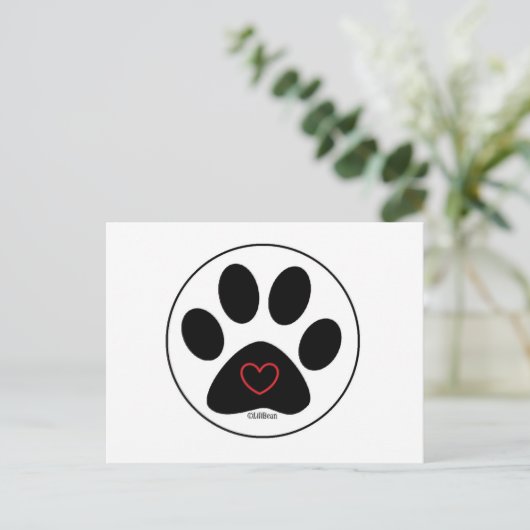 LiliBeans Liebe Postkarte (Stehend Vorderseite)