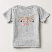 Lilibet Fashion - Melanin Princess Training Queen Baby T-shirt (Rückseite)