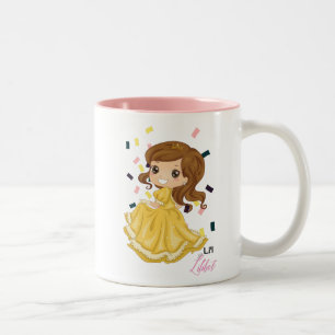 Lilibet nannte Golden Princess Girl Gifts Zweifarbige Tasse