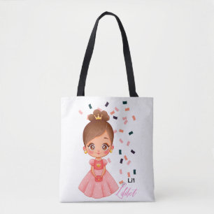 Lilibet nannte Peach Princess Geschenke für Mädche Tasche