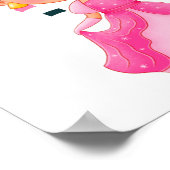 Lilibet nannte Pink Princess Geschenke für Mädchen Poster (Ecke)