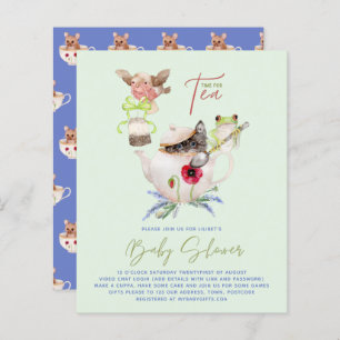 Lilibet Tea Party Dusche Einladung für Prinzessin