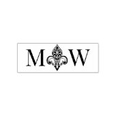 Lilie #26 Couple Wedding 2 Initial Monogram Permastempel (Design)