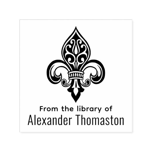 Lilie #26 "From the Library of" Permastempel (Design)