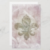 Lilie 2 Schreibwaren — fakultative Linien Briefpapier (Vorne/Hinten)