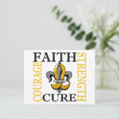 Lilie 3 Krebs bei Kindern Postkarte (Stehend Vorderseite)