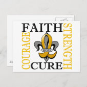 Lilie 3 Krebs bei Kindern Postkarte (Vorne/Hinten)