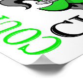 Lilie 3 Non-Hodgkin-Lymphom Poster (Ecke)