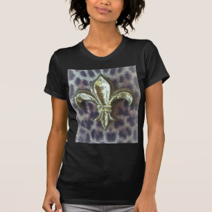 LILIE AUF LEOPARD-DRUCK T-Shirt