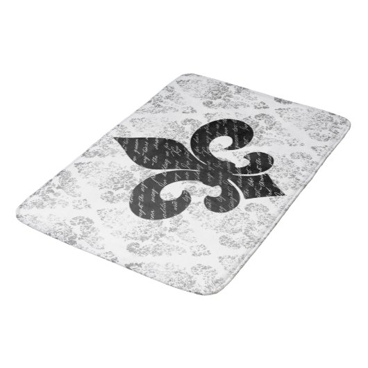 Lilie Badematte (Schrägansicht)