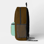Lilie Bedruckter Rucksack (Rechts)