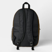 Lilie Bedruckter Rucksack (Rückseite)