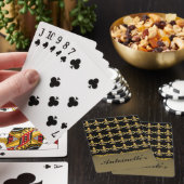 Lilie Black and Gold Playing Cards - SRF Spielkarten (In Situ)