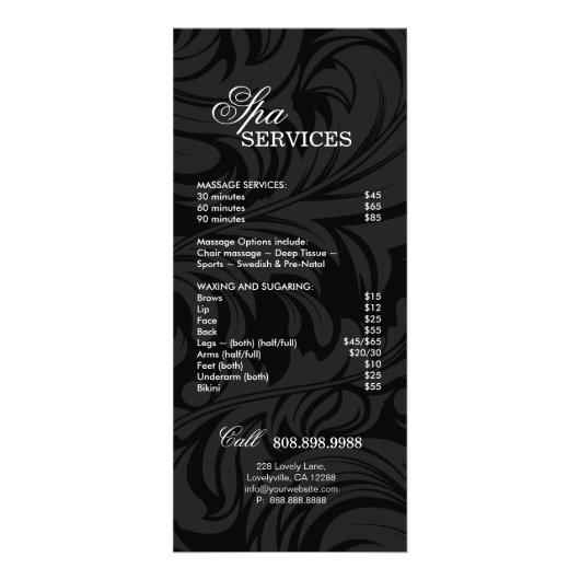 Lilie Black Gold Werbekarte (Hinten)