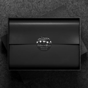 Lilie Black Lights Mardi Gras Vielen Dank Runder Aufkleber