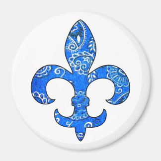 Lilie Blue Bandana Magnet
