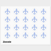 Lilie Blue Gingham Aufkleber (Blatt)