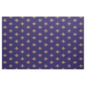 Lilie Blue Gold . Vintages Muster Stoff (Fat Quarter (45,7 x 55,9 cm))