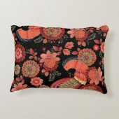 Lilie Blume nahtlose Muster werfen Kissen (Rückseite)