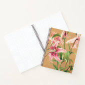 Lilie Blume Print Bullet Journal Große Jahres Blan Notizblock (Innenseite)