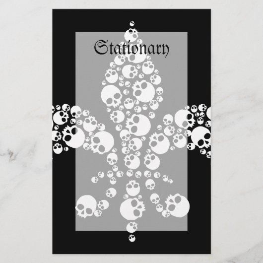 Lilie Briefpapier (Vorderseite)