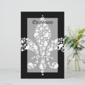 Lilie Briefpapier (Stehend Vorderseite)