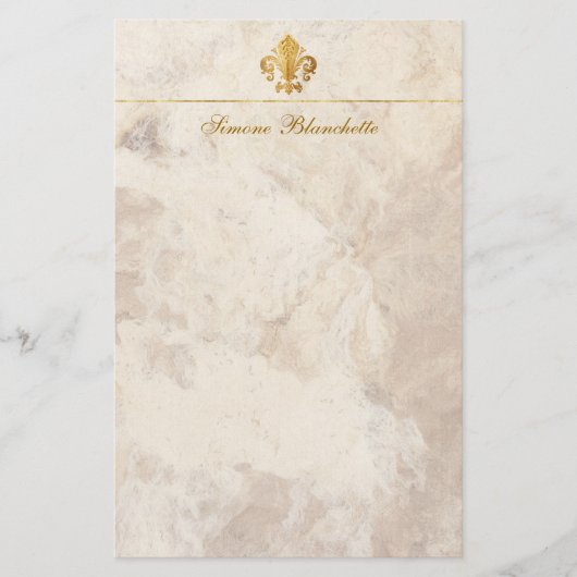 Lilie Briefpapier (Vorderseite)