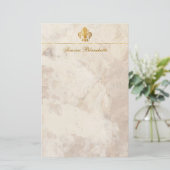 Lilie Briefpapier (Stehend Vorderseite)
