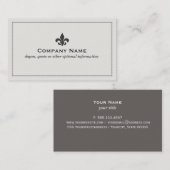 Lilie Business Card Visitenkarte (Vorne/Hinten)