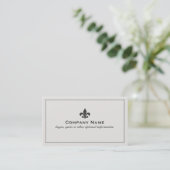 Lilie Business Card Visitenkarte (Stehend Vorderseite)