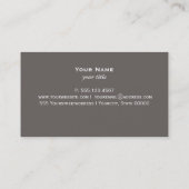 Lilie Business Card Visitenkarte (Rückseite)