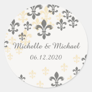 Lilie Cascade Round Stickers