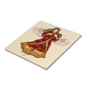 Lilie Christlich Engel Fliese (Seite)