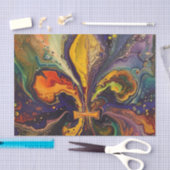 Lilie Colorful Mardi Gras Seidenpapier (Handwerk)