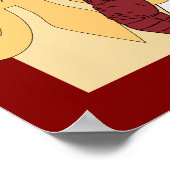 Lilie Crawfish Abschluss Banner Poster (Ecke)