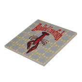 Lilie Crawfish Fliese (Seite)