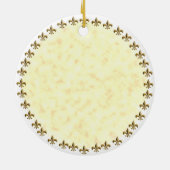 Lilie Crown King Vater Keramik Ornament (Hinten)