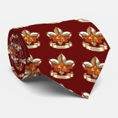 Lilie Crown King Vater Krawatte (Gerollt)