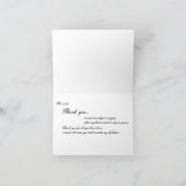 Lilie danke Karte (Innenseite)