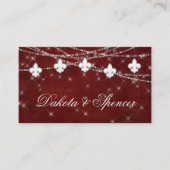 Lilie Dark Red Lights | Gut Gedicht wünschen Begleitkarte (Vorderseite)