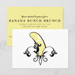 Lilie der Bananen Einladung