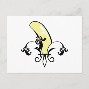 Lilie der Bananen Postkarte