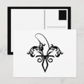 Lilie der Bananen Postkarte (Vorne/Hinten)
