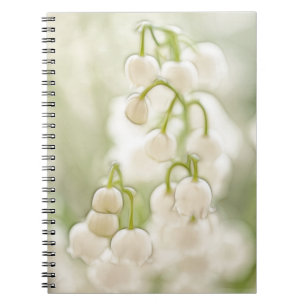 Lilie der Tal-Blume Notizblock