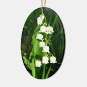 Lilie der Tal-Blumen Keramik Ornament (Links)