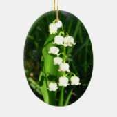 Lilie der Tal-Blumen Keramik Ornament (Hinten)